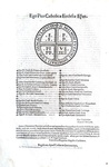 Bolla di papa Pio IV sulla Camera Apostolica - Roma, Blado 1562 Bolla di papa Pio IV sulla Camera Apostolica - Roma, Blado 1562