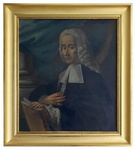 Ritratto di avvocato con codice - primi decenni del Settecento (1700/1730 ca.) - olio su tela Ritratto di avvocato con codice - primi decenni del Settecento (1700/1730 ca.) - olio su tela