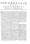 Vocabolario degli Accademici della Crusca - Venezia, presso Francesco Pitteri 1763 (legatura coeva)