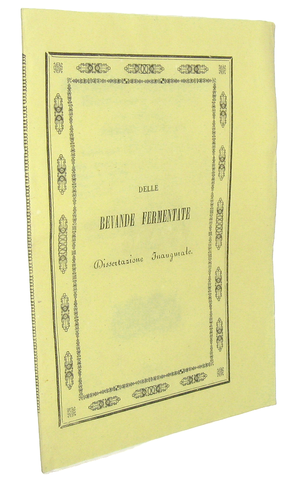 Vino e birra nell'Ottocento: Carlo Custodi - Le bevande fermentate - 1845 (rarissima prima edizione) Vino e birra nell'Ottocento: Carlo Custodi - Le bevande fermentate - 1845 (rarissima prima edizione)