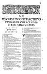 Usura e prestiti: Leotardus - Liber singularis de usuris et contractibus usurariis coercendis - 1701 Usura e prestiti: Leotardus - Liber singularis de usuris et contractibus usurariis coercendis - 1701