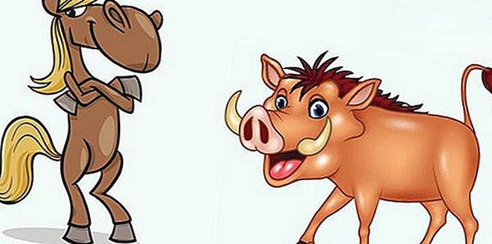 Esopo - Il cinghiale e il cavallo Esopo - Il cinghiale e il cavallo