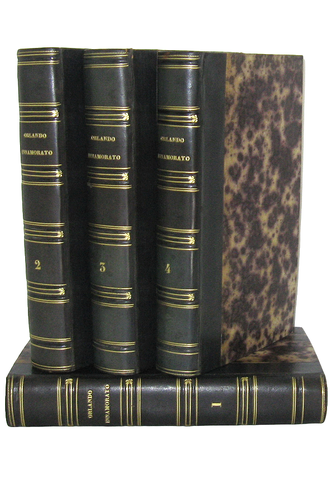 Un capolavoro quattrocentesco: Matteo M. Boiardo - Orlando innamorato - Parigi 1768 (bella legatura) Un capolavoro quattrocentesco: Matteo M. Boiardo - Orlando innamorato - Parigi 1768 (bella legatura)