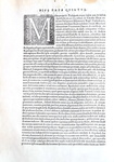 Bolla di Pio V che disciplina la gestione dei prigionieri - Roma, Blado 1571 Bolla di Pio V che disciplina la gestione dei prigionieri - Roma, Blado 1571