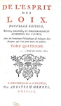Montesquieu - De l'esprit des loix (& Defense) - Amsterdam 1759 (con 2 belle carte geografiche) Montesquieu - De l'esprit des loix (& Defense) - Amsterdam 1759 (con 2 belle carte geografiche)