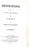 Freddy Battilori - Descrizione della citt� di Vienna - 1800 (rara prima edizione) Freddy Battilori - Descrizione della citt� di Vienna - 1800 (rara prima edizione)