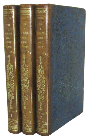 Una splendida opera figurata: Vite e ritratti degli uomini illustri (72 bellissime tavole) - 1841/47 Una splendida opera figurata: Vite e ritratti degli uomini illustri (72 bellissime tavole) - 1841/47