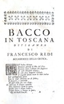 Francesco Redi - Opere - Napoli 1778 (illustrato da 34 bellissime tavole incise in rame)