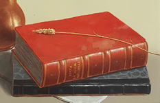 Tra Realismo magico e verit�: Piero Antonelli - La spiga. Composizione con libri antichi - 1965/70 Tra Realismo magico e verit�: Piero Antonelli - La spiga. Composizione con libri antichi - 1965/70