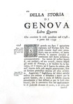 Giovanni Francesco Doria - Della storia di Genova - Modena 1750 (seconda e definitiva edizione) Giovanni Francesco Doria - Della storia di Genova - Modena 1750 (seconda e definitiva edizione)