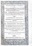 Miscellanea di dieci rarissime opere giuridiche edite in Germania tra il 1598 e il 1602 Miscellanea di dieci rarissime opere giuridiche edite in Germania tra il 1598 e il 1602