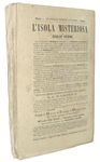 Jules Verne - Viaggio al centro della terra. Illustrato con 55 incisioni - Tipografia Lombarda 1874