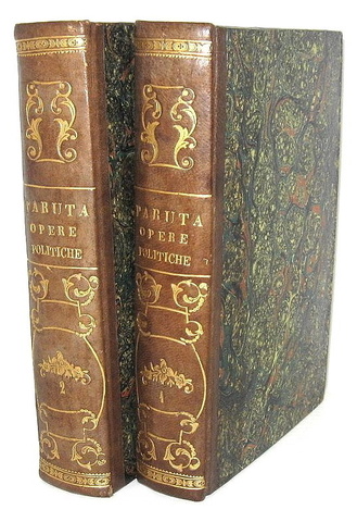 Un classico della politica cinquecentesca: Paolo Paruta - Opere politiche - 1852 (bella legatura) Un classico della politica cinquecentesca: Paolo Paruta - Opere politiche - 1852 (bella legatura)