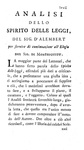 Montesquieu - Lo spirito delle leggi - Amsterdam 1773 (rara prima edizione italiana integrale)