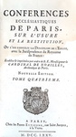 L'usura nel Settecento: Le Semelier - Conferences ecclesiastiques de Paris sur l'usure - Paris 1775 L'usura nel Settecento: Le Semelier - Conferences ecclesiastiques de Paris sur l'usure - Paris 1775