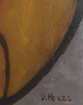 Tra futurismo e cubismo a Torino: Ugo Pozzo - Donna che legge - circa 1955/65 (olio su tela) Tra futurismo e cubismo a Torino: Ugo Pozzo - Donna che legge - circa 1955/65 (olio su tela)
