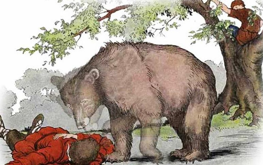 Esopo - I due viandanti e l'orso Esopo - I due viandanti e l'orso