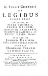 Cicerone - De legibus libri tres - Cambridge 1727 (bellissima legatura coeva) Cicerone - De legibus libri tres - Cambridge 1727 (bellissima legatura coeva)