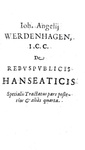 Il commercio nei Paesi Bassi: Werdenhagen - De rebus publicis Hanseaticis - 1630/31 (prima edizione) Il commercio nei Paesi Bassi: Werdenhagen - De rebus publicis Hanseaticis - 1630/31 (prima edizione)