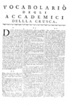 Vocabolario degli Accademici della Crusca - Venezia, presso Francesco Pitteri 1763 (legatura coeva)
