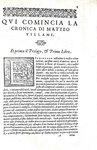 Una celebre opera di storia fiorentina: Matteo Villani - Historie fiorentine - Firenze 1577/81 Una celebre opera di storia fiorentina: Matteo Villani - Historie fiorentine - Firenze 1577/81