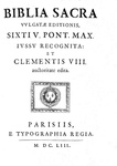 Biblia sacra vulgatae editionis - Parisiis, Typographia Regia 1653 (con numerose incisioni in rame) Biblia sacra vulgatae editionis - Parisiis, Typographia Regia 1653 (con numerose incisioni in rame)