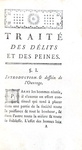 Un grande classico dell'Illumismo italiano: Cesare Beccaria - Trait� des delits et peines - 1766
