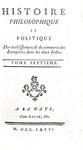 Storia coloniale delle Due Indie: Raynal - Histoire des Deux Indes - 1776 (con 15 belle tavole)