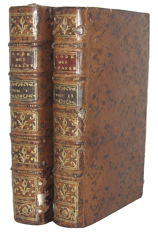 La disciplina della caccia nel Settecento in Francia: Code des chasses - A Paris 1753 La disciplina della caccia nel Settecento in Francia: Code des chasses - A Paris 1753