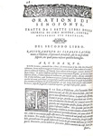 Remigio Nannini - Orationi in materia civile e criminale - Venezia, Giolito 1562 (prima edizione) Remigio Nannini - Orationi in materia civile e criminale - Venezia, Giolito 1562 (prima edizione)