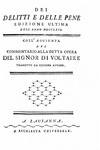 Un simbolo dell'Illuminismo: Cesare Beccaria - Dei delitti e delle pene - 1769 (raro e ricercato) Un simbolo dell'Illuminismo: Cesare Beccaria - Dei delitti e delle pene - 1769 (raro e ricercato)
