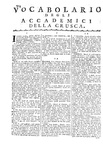 Vocabolario degli Accademici della Crusca - Venezia, presso Francesco Pitteri 1763 (legatura coeva)
