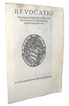 Pio V revoca i privilegi all�Ospedale di San Lazzaro dei lebbrosi - Roma, Blado 1567