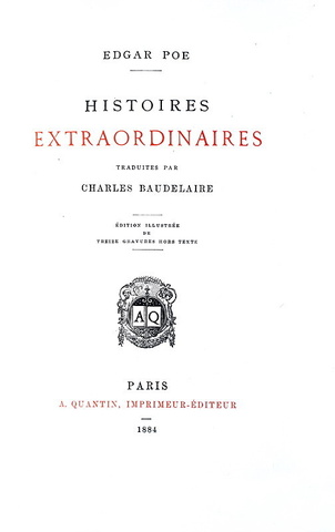Edgar Allan Poe - Histoires extraordinaires traduites par Baudelaire - 1884 (26 bellissime tavole) Edgar Allan Poe - Histoires extraordinaires traduites par Baudelaire - 1884 (26 bellissime tavole)