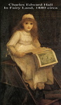 Charles Edward Halle - Nel paese delle fate. Bambina in biblioteca - 1900/30 ca. (olio su tavola) Charles Edward Halle - Nel paese delle fate. Bambina in biblioteca - 1900/30 ca. (olio su tavola)