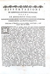 Ludovico Antonio Muratori - Dissertazioni sopra le antichit� italiane - Napoli 1763 (con 8 tavole) Ludovico Antonio Muratori - Dissertazioni sopra le antichit� italiane - Napoli 1763 (con 8 tavole)