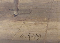 Anton von Rotzlatz - Il libraio e il bibliofilo. La trattativa - 1880 circa (olio su tavola lignea) Anton von Rotzlatz - Il libraio e il bibliofilo. La trattativa - 1880 circa (olio su tavola lignea)