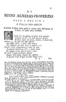 Tibullo, Properzio e Albinovano - Elegie scelte tradotte da Francesco Corsetti - Remondini 1756 Tibullo, Properzio e Albinovano - Elegie scelte tradotte da Francesco Corsetti - Remondini 1756