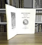 Una celebre opera teatrale: Vincenzo Monti - Aristodemo - Parma, Bodoni 1786 (rara prima edizione) Una celebre opera teatrale: Vincenzo Monti - Aristodemo - Parma, Bodoni 1786 (rara prima edizione)