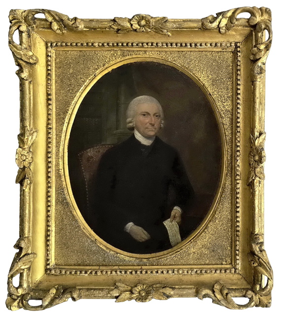 Ritratto di George Washington in biblioteca - Luglio 1777 (olio su tavola lignea ovale) Ritratto di George Washington in biblioteca - Luglio 1777 (olio su tavola lignea ovale)