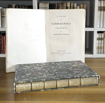 Alessandro Manzoni - Il conte di Carmagnola - Milano 1820 (prima edizone nella rara prima variante)