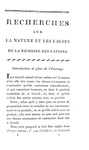 Un grande classico di economia: Adam Smith - Recherches sur la richesse des nations - Paris 1800 Un grande classico di economia: Adam Smith - Recherches sur la richesse des nations - Paris 1800