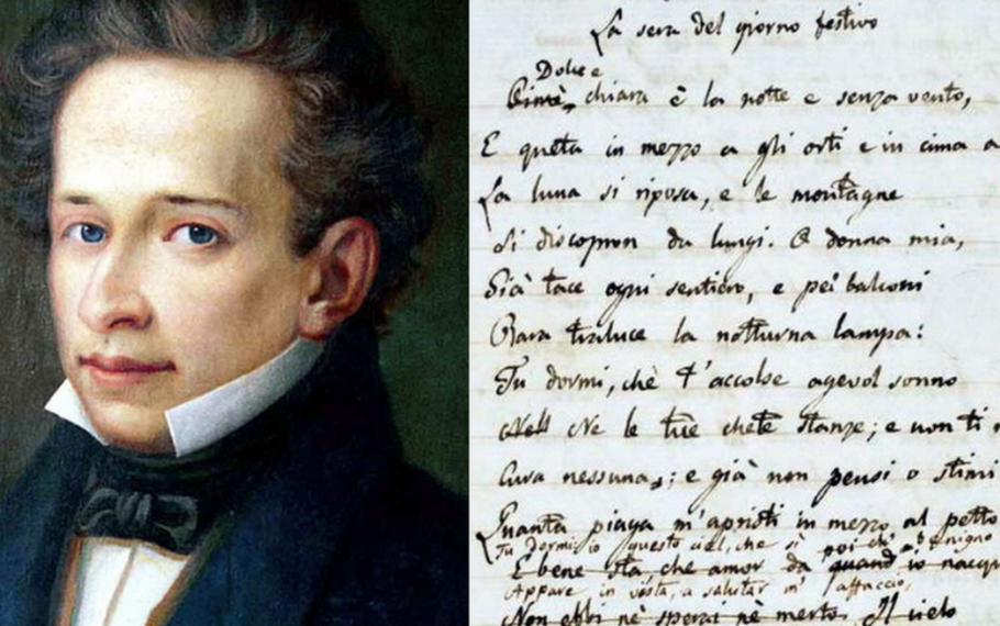 Giacomo Leopardi - La sera del d� di festa