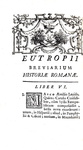 Storia dell'antica Roma: Eutropius - Brevarium historiae romanae - Barbou 1754 (bellissima legatura) Storia dell'antica Roma: Eutropius - Brevarium historiae romanae - Barbou 1754 (bellissima legatura)