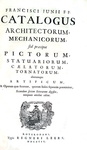 La pittura nell'antichit� classica: Francois du Jon - De pictura veterum libri tres - Rotterdam 1694 La pittura nell'antichit� classica: Francois du Jon - De pictura veterum libri tres - Rotterdam 1694