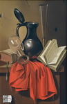 Realismo magico: Bruno Stobbione - Peltro e cristalli - 1993 (olio su cartone telato - archiviato) Realismo magico: Bruno Stobbione - Peltro e cristalli - 1993 (olio su cartone telato - archiviato)