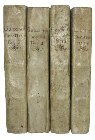 Un classico della storiografia italiana: Francesco Guicciardini - Della istoria d'Italia - 1775 Un classico della storiografia italiana: Francesco Guicciardini - Della istoria d'Italia - 1775