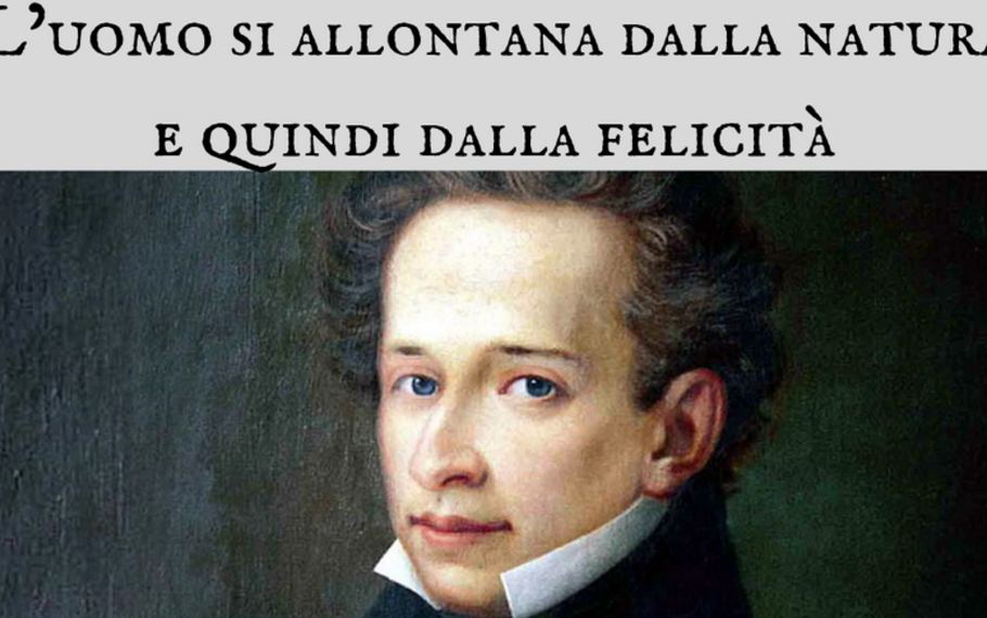Giacomo Leopardi - L?uomo si allontana dalla natura e quindi dalla felicit�