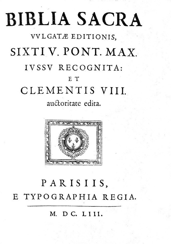 Biblia sacra vulgatae editionis - Parisiis, Typographia Regia 1653 (con numerose incisioni in rame) Biblia sacra vulgatae editionis - Parisiis, Typographia Regia 1653 (con numerose incisioni in rame)