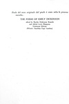 Emily Dickinson - Poesie. A cura di Marta Bini - Milano, Denti 1949 (seconda antologia italiana) Emily Dickinson - Poesie. A cura di Marta Bini - Milano, Denti 1949 (seconda antologia italiana)